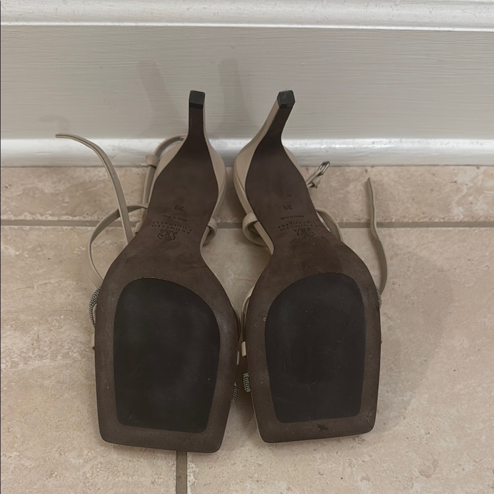 Brunello Cucinelli Tan Heeled Shoes - Picture 4 of 5